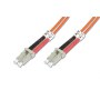 Digitus | Patch cable | Fibre optic | Male | LC multi-mode | Male | LC multi-mode | Orange | 2 m - 2